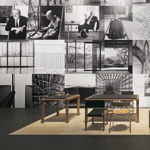 Table à manger contemporaine - WB 3 - Löffler Bürositzmöbel GmbH - en bois / en cuir / avec piètement en bois