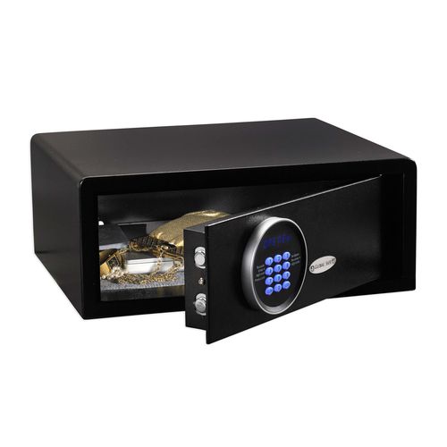 Coffre-fort mécanique - GLOBAL PLUS - Global Safe Corporation - numérique / à poser / pour chambre d'hôtel