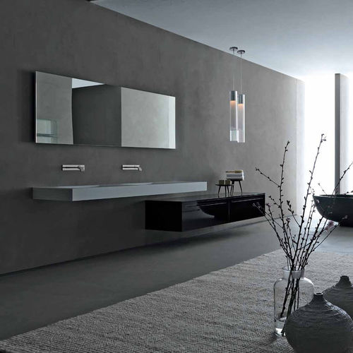 Plan vasque double - ZERO - RI.FRA MOBILI - en Corian®