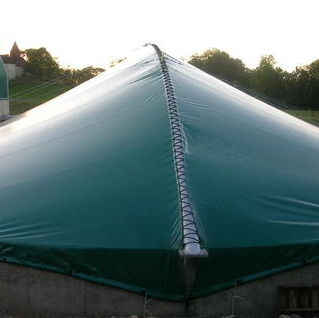 Structure tendue câble-membrane - TANK COVERAGE, SEWAGE TREATMENT PLANTS CONFINEMENT - ACS-PRODUCTION - pour couverture / avec membrane en ETFE / pour applications industrielles