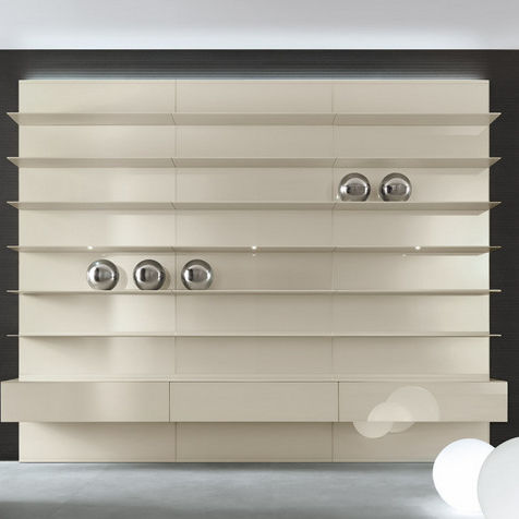 Étagère murale - ABACUS LIVING - RIMADESIO - contemporaine / en bois / en bois laqué