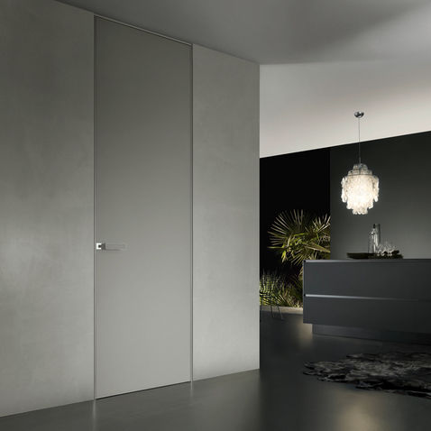 Porte d'intérieur - MOON - RIMADESIO - en bois / battante / pleine