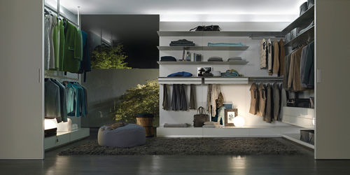 Dressing mural - ABACUS - RIMADESIO - contemporain / en verre / à portes coulissantes