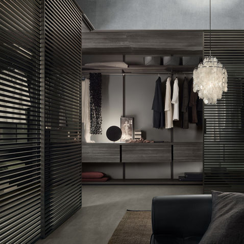 Dressing mural - DRESS BOLD - RIMADESIO - contemporain / en bois / en verre