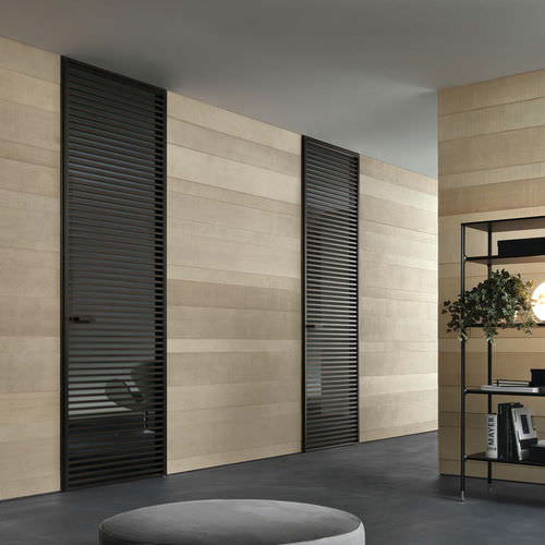 Porte d'intérieur - EVEN - RIMADESIO - en aluminium / battante / vitrée