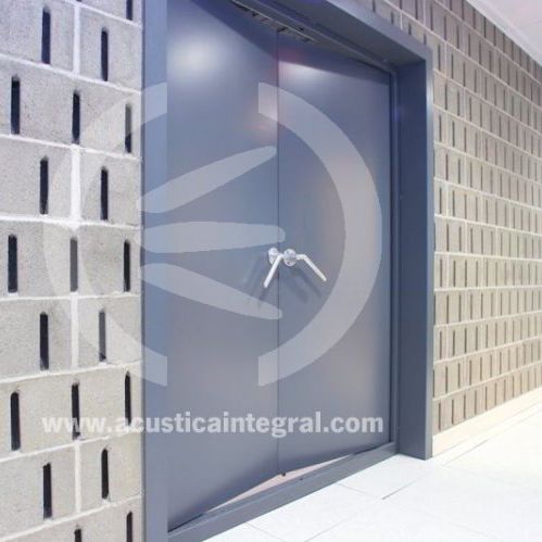 Porte phonique acoustique - RS3  - Acústica Integral - d'intérieur / en bois / battante
