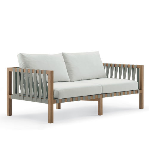 Canapé contemporain - MISTRAL 102 - RODA - de jardin / en tissu / avec accoudoirs
