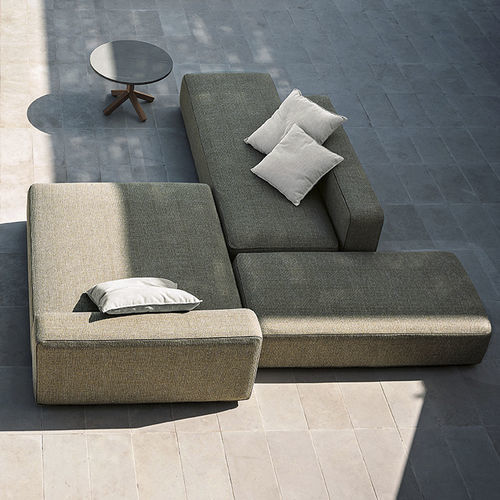 Canapé modulable - DANDY 003 + 001 + 002 - RODA - contemporain / d'extérieur / en tissu