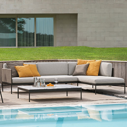 Canapé modulable - BASKET - RODA - contemporain / de jardin / en Batyline®