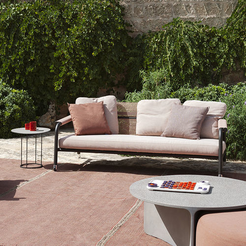 Canapé contemporain - ASTRA 005 - RODA - d'extérieur / en tissu / à dossier inclinable