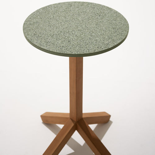 Table d'appoint contemporaine - ROOT 067 - RODA - en ciment / en verre / en pierre