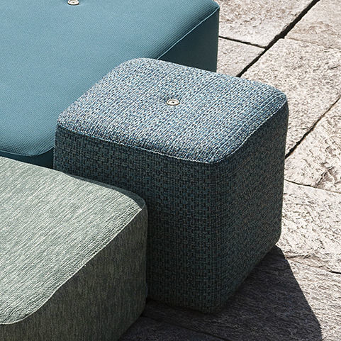 Pouf contemporain - DOUBLE 034 - RODA - en acrylique / en résille / en polyester