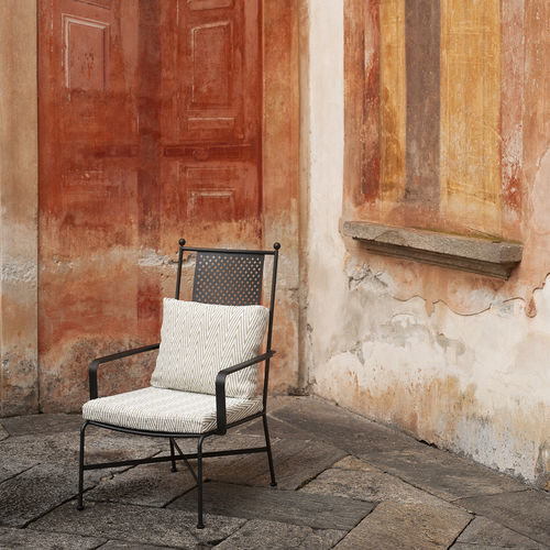 Fauteuil contemporain - STRESA 012 - RODA - en aluminium / en aluminium / avec dossier haut