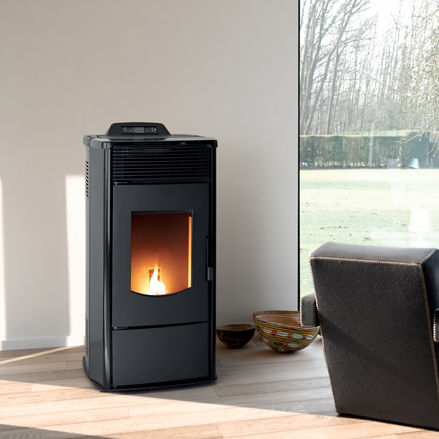 Poêle à granulés - SILVER CERAMIQUE - SUPRA FRANCE - 7 kW / contemporain / en fonte