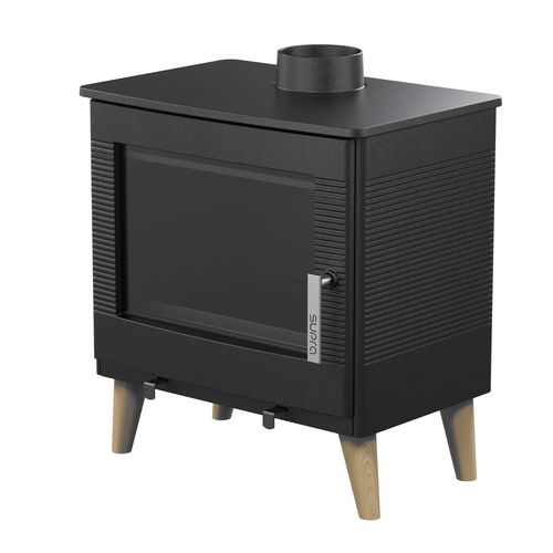 Poêle à bois - MARKUS - SUPRA FRANCE - 5 kW - 10 kW / sur pieds / contemporain