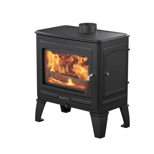 Poêle à bois - VERCORS 3 - SUPRA FRANCE - 5 kW - 10 kW / sur pieds / contemporain
