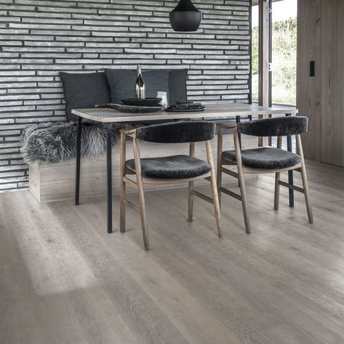 Parquet contrecollé - FP SHADOW GREY - Karelia - huilé / brossé / mat