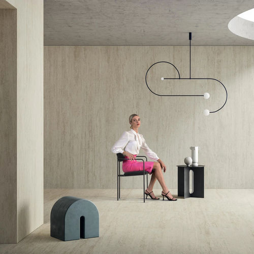 Carrelage en grès cérame - MARVEL TRAVERTINE - Atlas Concorde - semi-brillant / finition nacré / d'intérieur