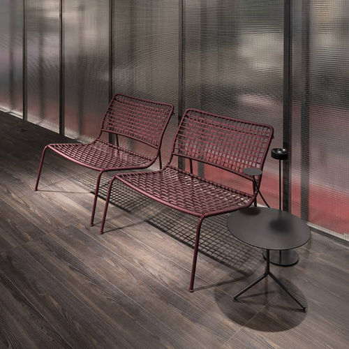 Chauffeuse contemporaine - CARBON FROG - Living Divani - en polyester / en fibre de carbone / bleue