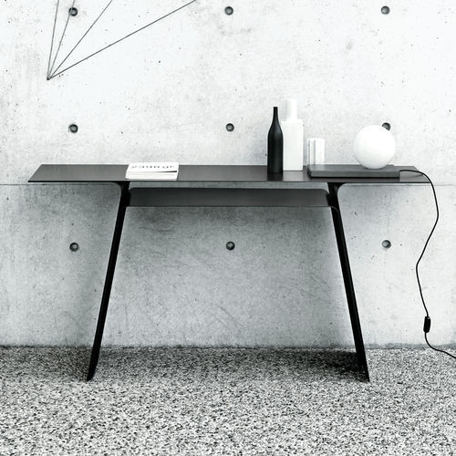 Console contemporaine - INARI - Living Divani - en acier / en tôle d'acier / avec piètement en acier