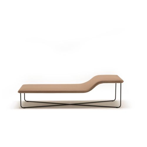 Bain de soleil contemporain - CLIVIO - Living Divani - en tissu / en acier à revêtement par poudre / gris