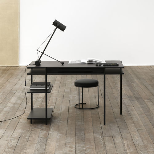 Meuble secrétaire contemporain - AERO D - Living Divani - en bois laqué / en MDF / en acier