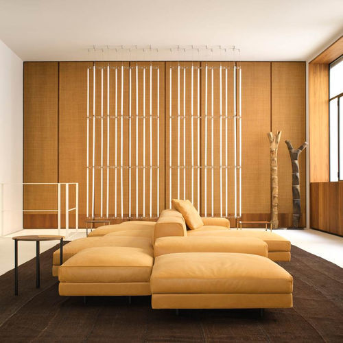 Canapé modulable - LORENTZ - Living Divani - contemporain / en tissu / en cuir