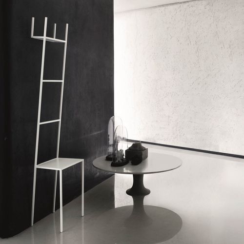 Chaise design original - MATE - Living Divani - d'intérieur / d'extérieur / en acier peint