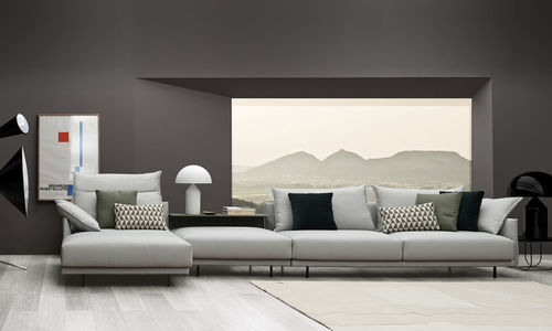 Canapé modulable - SENSO - Joquer - contemporain / en tissu / en cuir