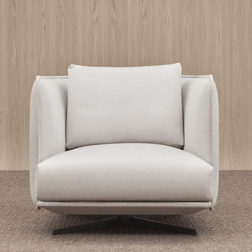 Fauteuil contemporain - SERENE - Joquer - en tissu / en bois / avec revêtement amovible