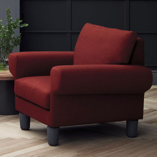 Fauteuil classique - MAGNUS - Joquer - en tissu / en bois / avec coussin amovible