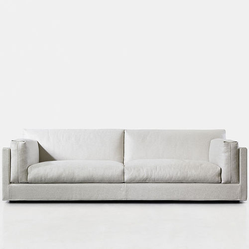 Canapé contemporain - CODE - Joquer - en tissu / en cuir / avec revêtement amovible