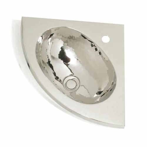 Vasque suspendue - SWANN - JANDELLE - en cuivre / d'angle / contemporaine