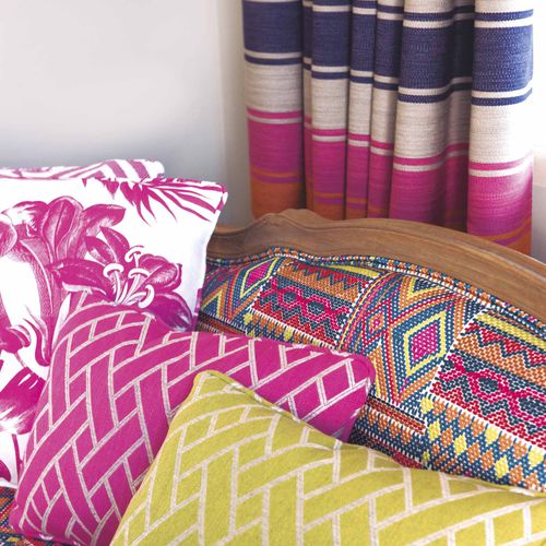 Tissu d'ameublement - AFRICAN QUEEN - Gastón y Daniela - pour rideaux / à motif géométrique / à motif nature