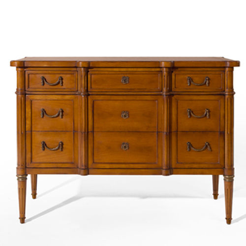 Commode sur pieds hauts - ART. 7295 - SALDA ARREDAMENTI - de style Louis XVI / en cerisier / en laiton