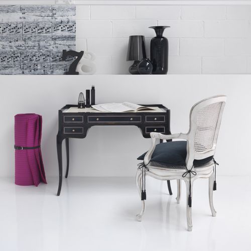Coiffeuse de style Louis XV - ART. 5401 SP - SALDA ARREDAMENTI - en cerisier / en verre