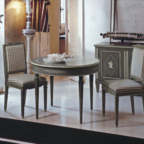 Table à manger de style Louis XVI - ART. 8487 - SALDA ARREDAMENTI - en hêtre / ronde / résidentielle