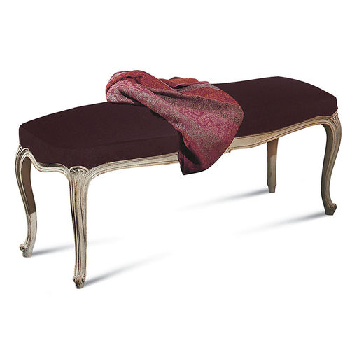 Banquette de style Louis XV - ART. 0918 - SALDA ARREDAMENTI - en tissu / avec piètement en hêtre