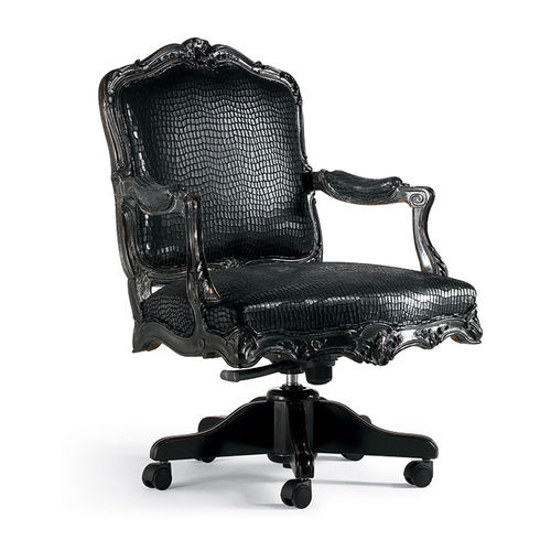 Fauteuil de style Louis XV - ART. B/01 GIR. - SALDA ARREDAMENTI - en tissu / en hêtre / à hauteur réglable