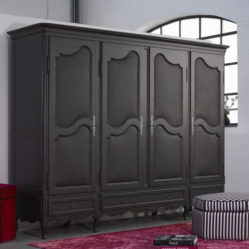 Armoire de style Louis XV - ART. 8513 4 ANTE - SALDA ARREDAMENTI - en hêtre / en tissu / à portes battantes