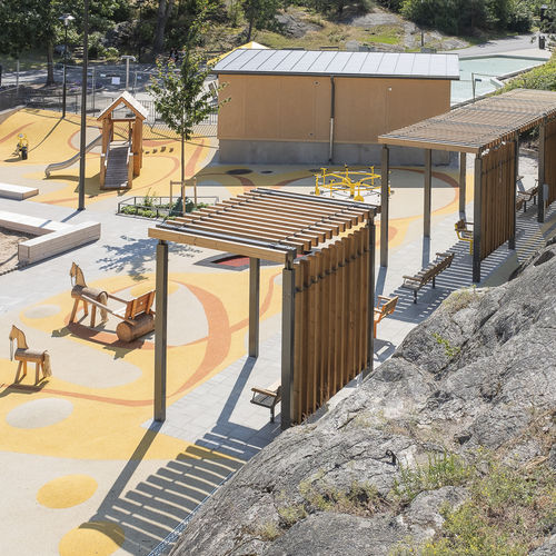 Abri pour espace public - ROUGH&READY LINEAR - Streetlife