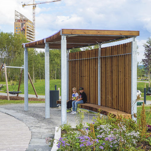 Structure d'ombrage pour espace public - ROUGH&READY  - Streetlife