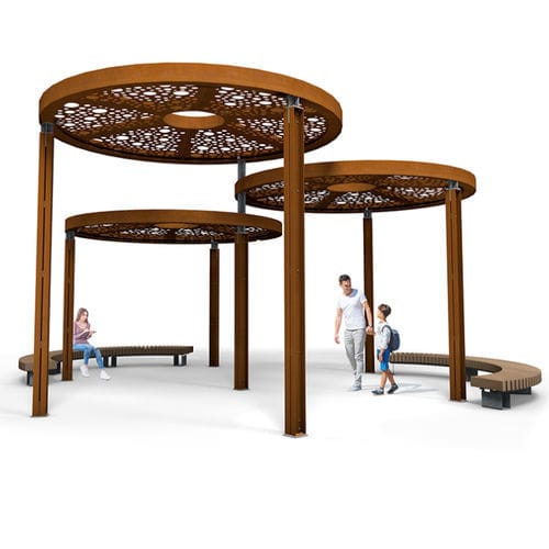 Abri pour espace public - ENSEMBLE CIRCLE - Streetlife