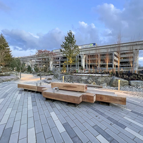 Banc contemporain - DRIFTER LINEAR STRUCTURES - Streetlife - en bois de feuillus / sans dossier / modulaire