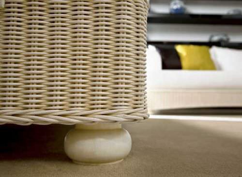 Fauteuil contemporain - LEDA - Dolcefarniente by DFN srl - en osier