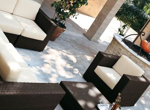 Fauteuil contemporain - BAHIA - Dolcefarniente by DFN srl - en résine tressée / de jardin