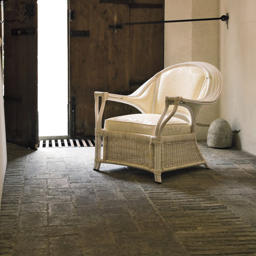 Fauteuil contemporain - ISABELLA - Dolcefarniente by DFN srl - en tissu / en rotin / en osier