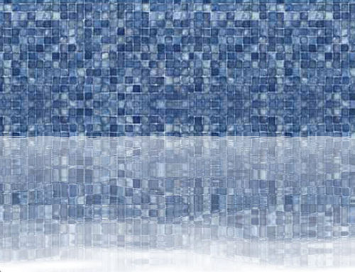 Liner de piscine en PVC - BLUE MOSAIC - Kafko Manufacturing