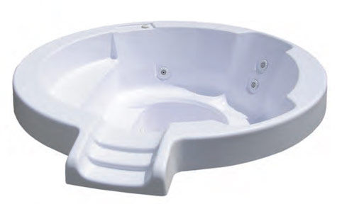 Spa encastrable - Kafko Manufacturing - circulaire / 6 places / résidentiel