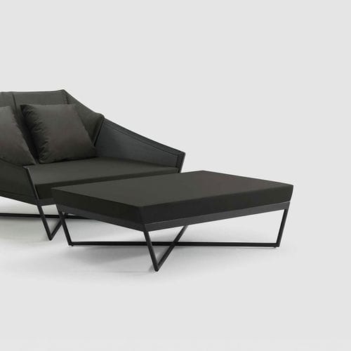 Ottoman contemporain - SELF - KENKOON - en tissu / tapissé / d'extérieur